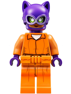 LEGO Minifigure-Catwoman - Prison Jumpsuit and Belt-The LEGO Batman Movie-sh338-Creative Brick Builders